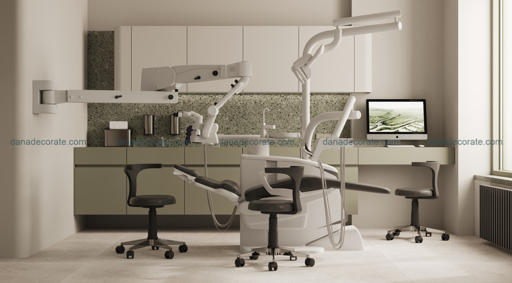 Thiết kế decor trọn gói nội thất phòng khám nha khoa cao cấp