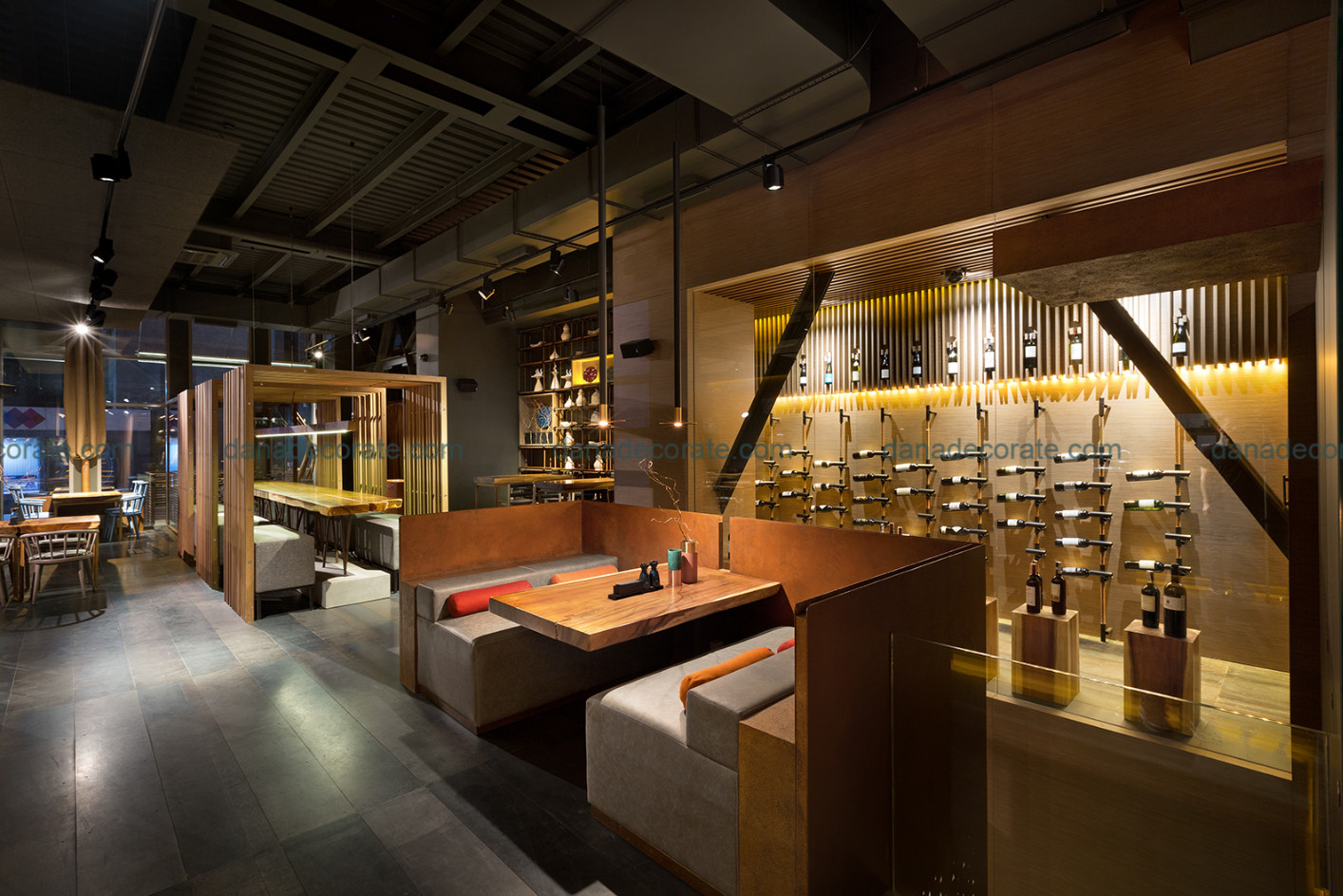 Thiết kế thi công nhà hàng phong cách Á