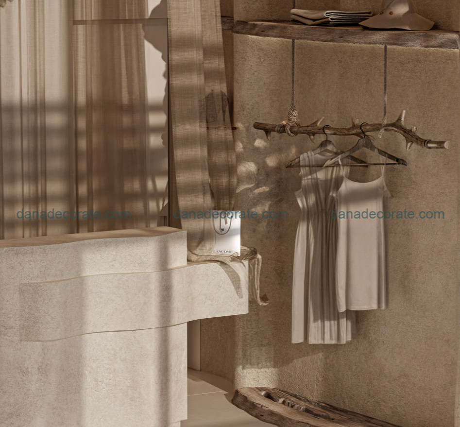 Thiết kế thi công nội thất cửa hàng quần áo nữ trọn gói