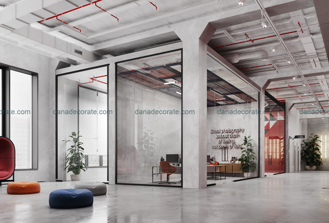Thiết kế thi công nội thất phòng chụp hình quay phim hiện đại cao cấp