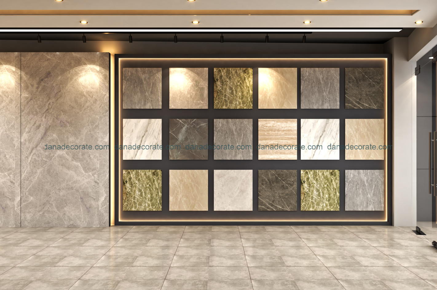 Thiết kế thi công showroom trang thiết bị vật liệu nội thất xây dựng