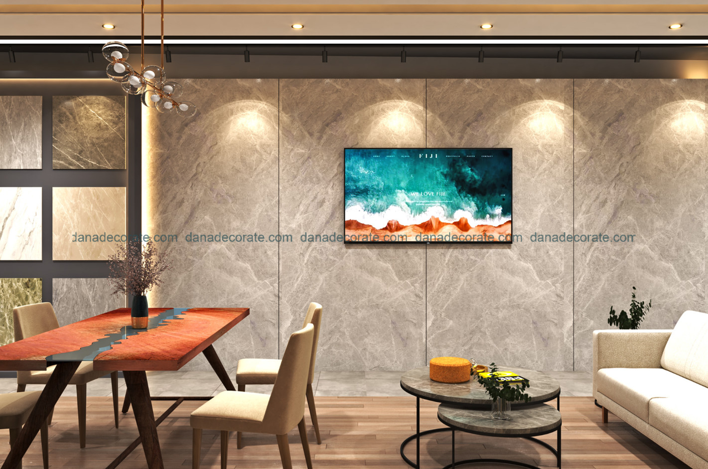 Thiết kế thi công showroom trang thiết bị vật liệu nội thất xây dựng