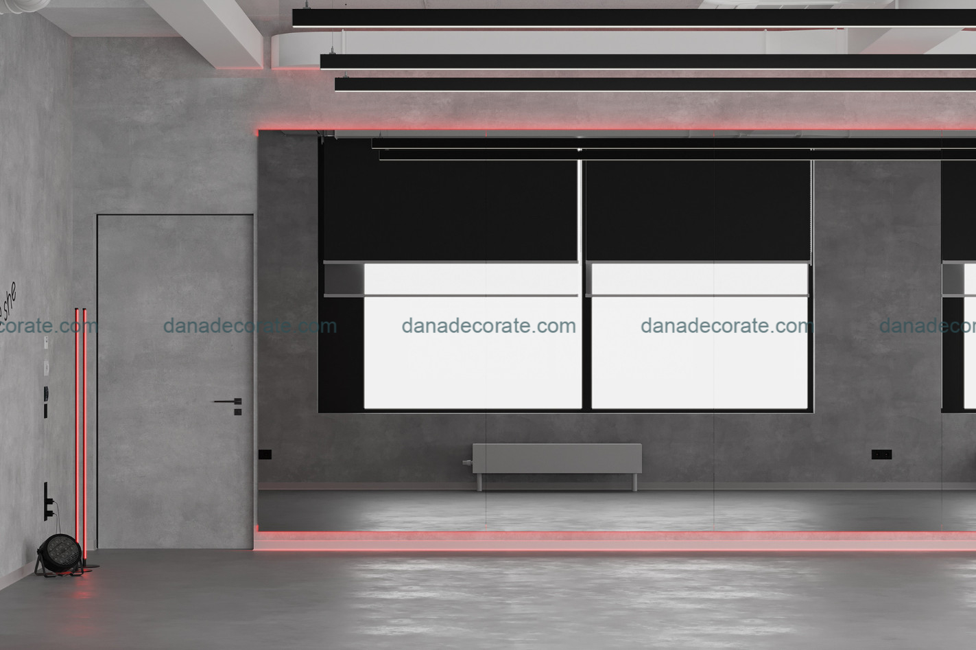 Thiết kế thi công trọn gói phòng dance theo phong cách hiện đại trẻ trung năng động