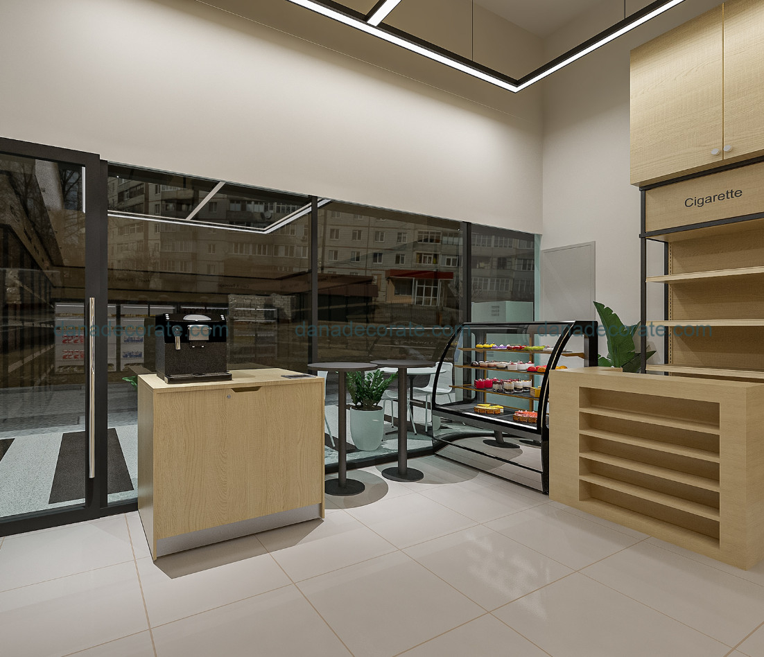 Thiết kế thi công trọn gói siêu thị bán lẻ quy mô nhỏ theo phong cách hiện đại