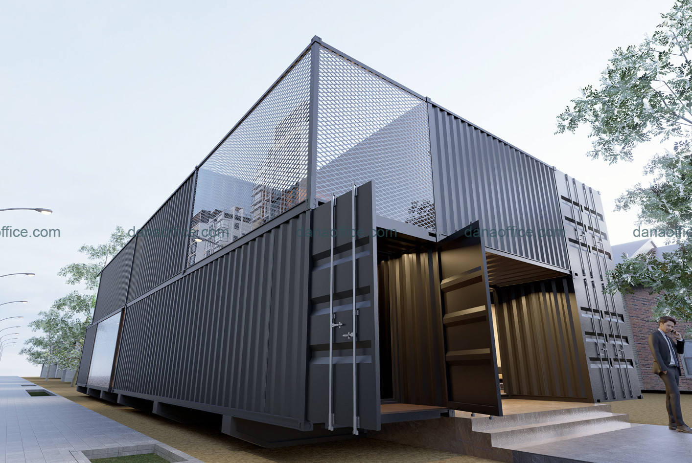Thiết kế văn phòng container tại Đà Nẵng