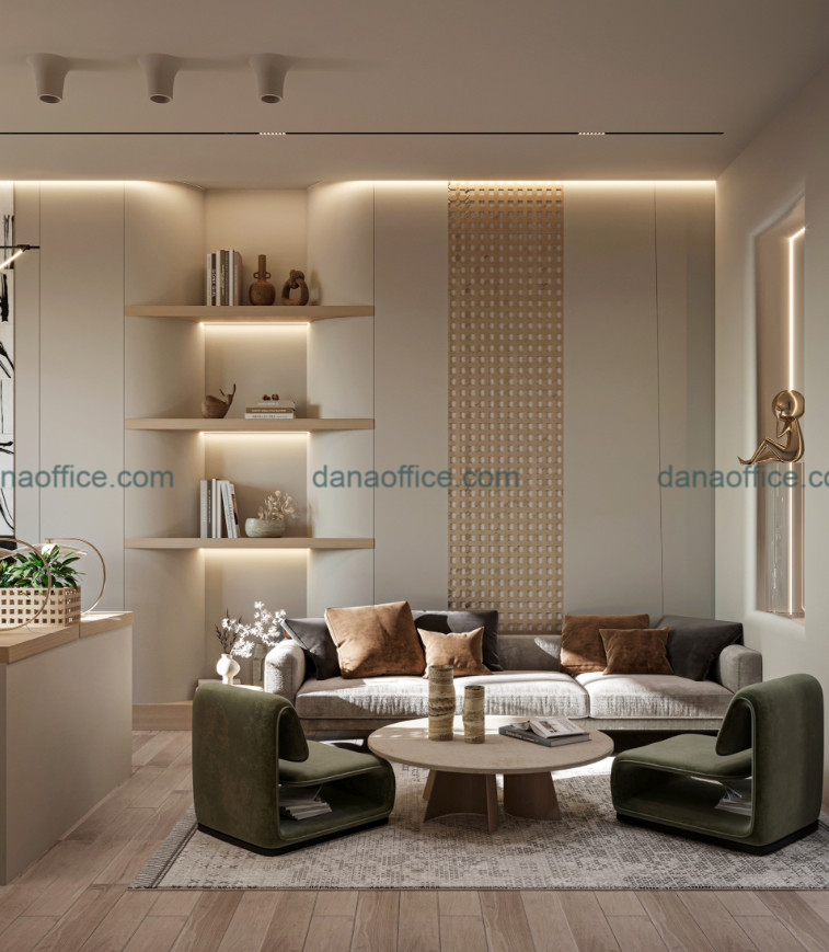 Thiết kế ánh sáng phù hợp để nới rộng văn phòng