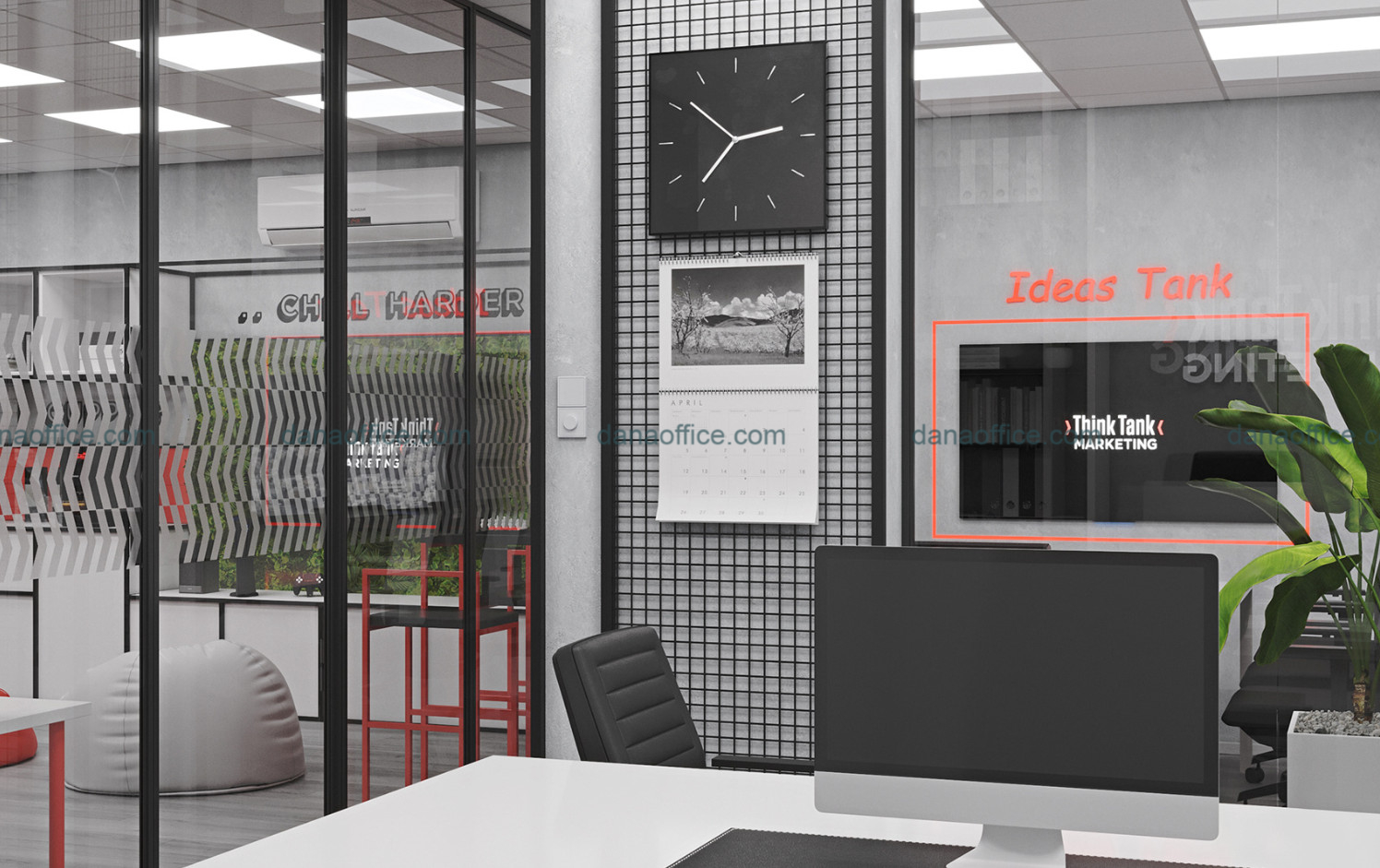 Bố trí cây xanh đúng cách cho văn phòng