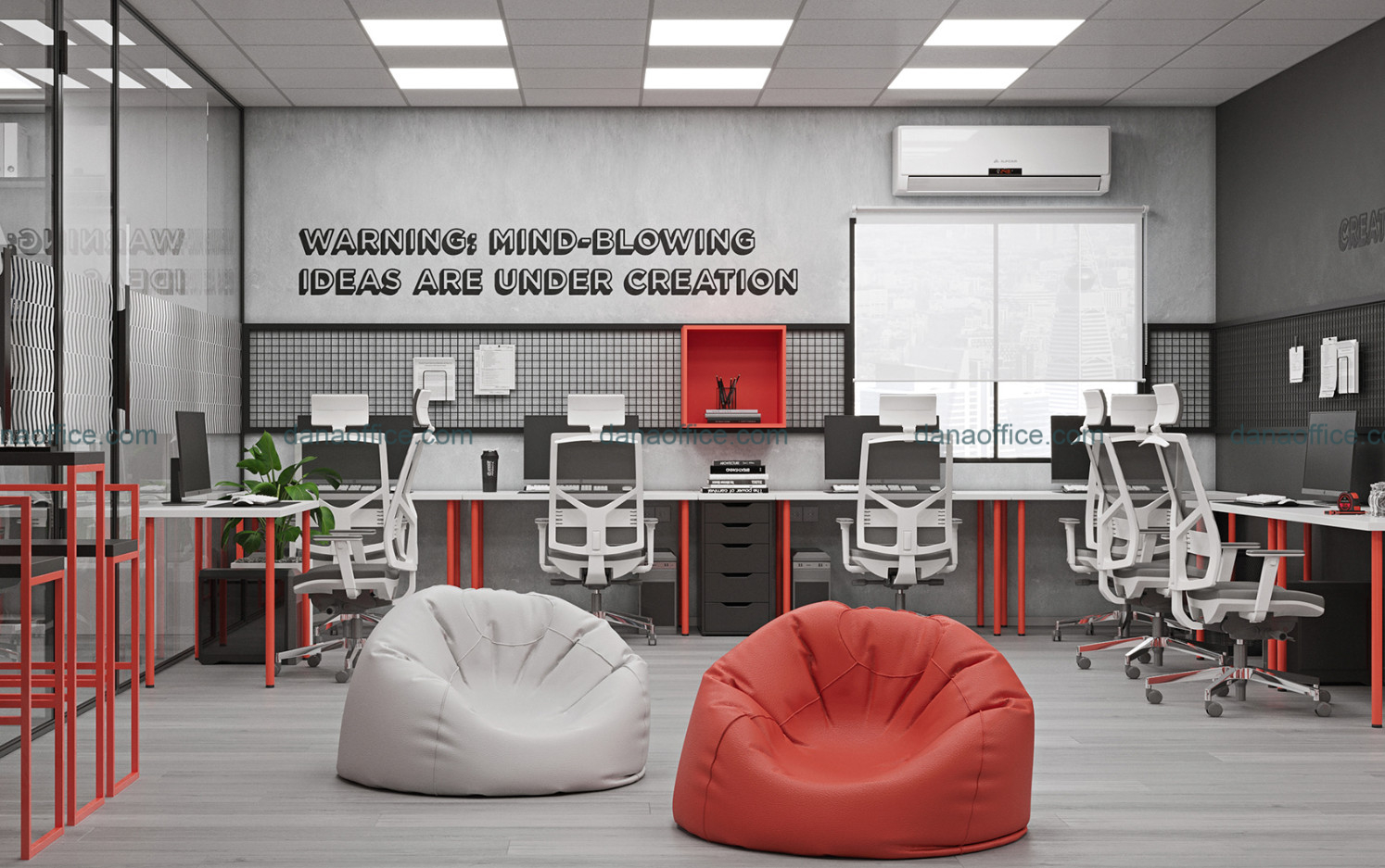 Bố trí cây xanh đúng cách cho văn phòng