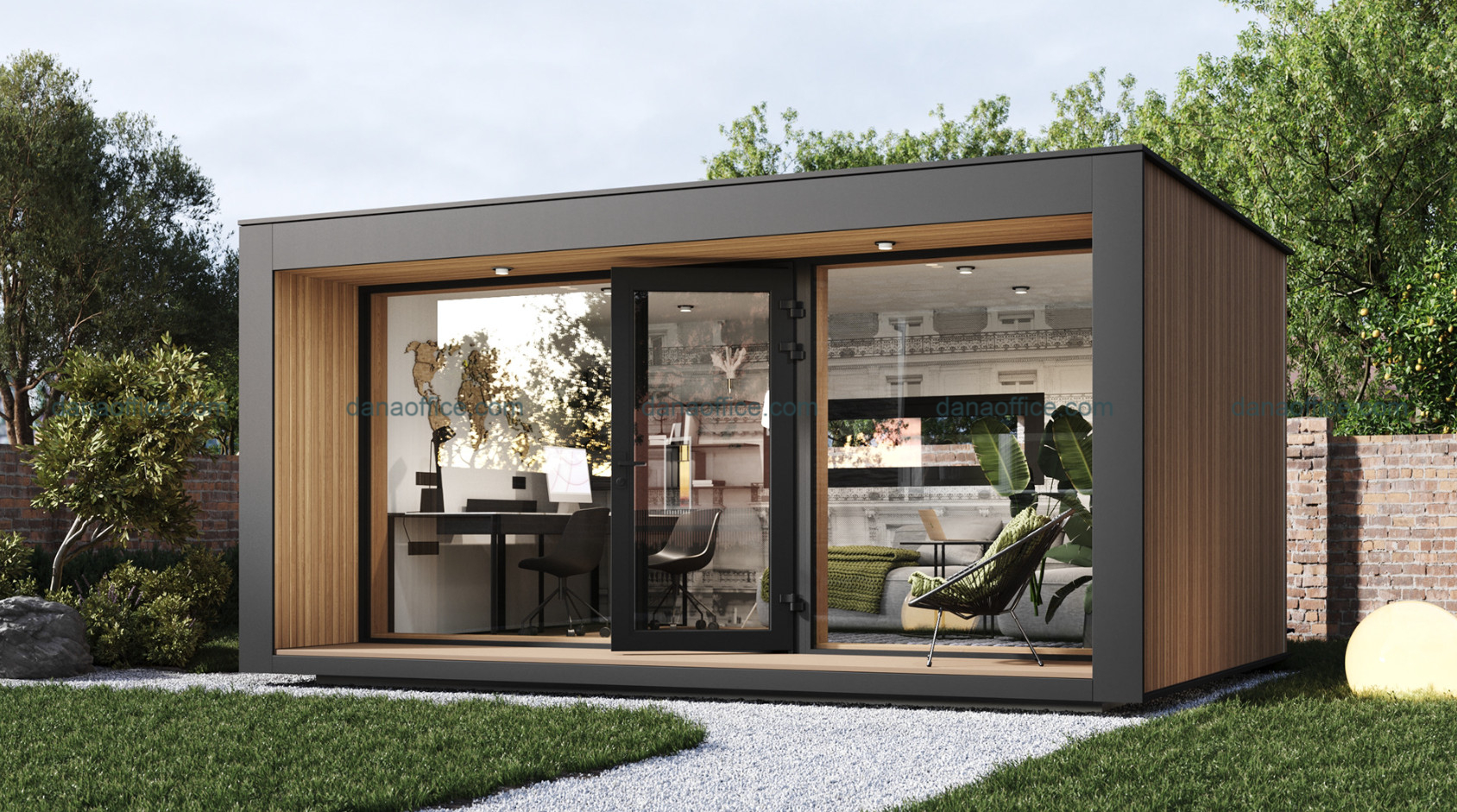 Thiết kế văn phòng container ấn tượng