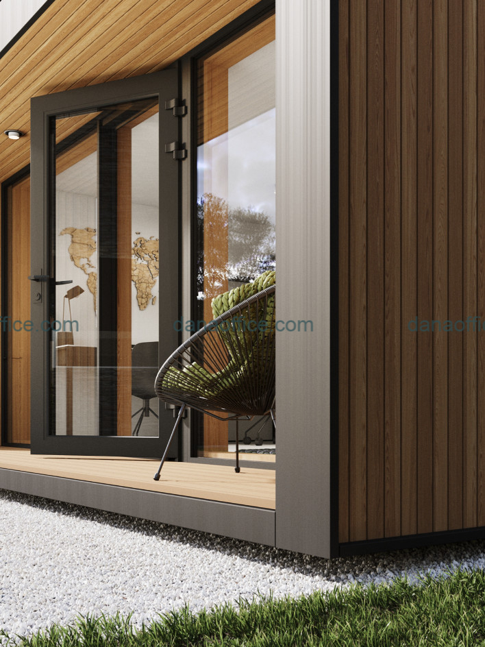 Thiết kế văn phòng container phong cách Vintage