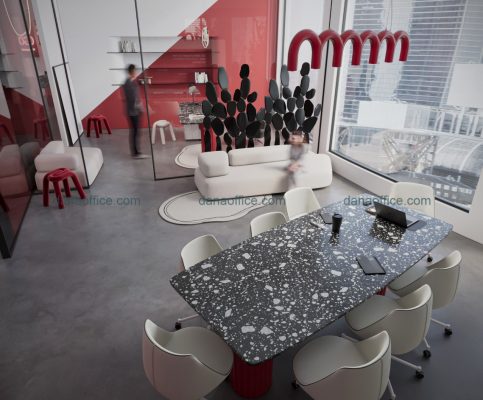 Bố trí nội thất phù hợp với không gian văn phòng