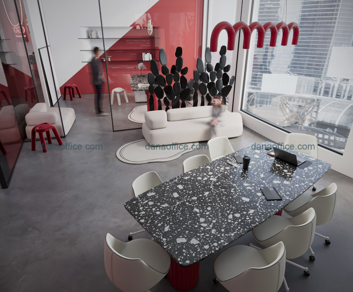 Bố trí nội thất phù hợp với không gian văn phòng