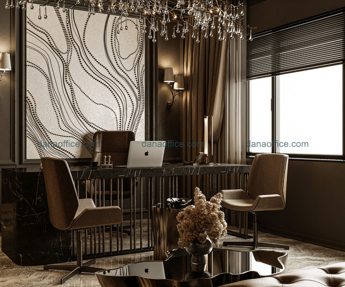 Thiết kế phòng làm việc sang trọng, đẳng cấp