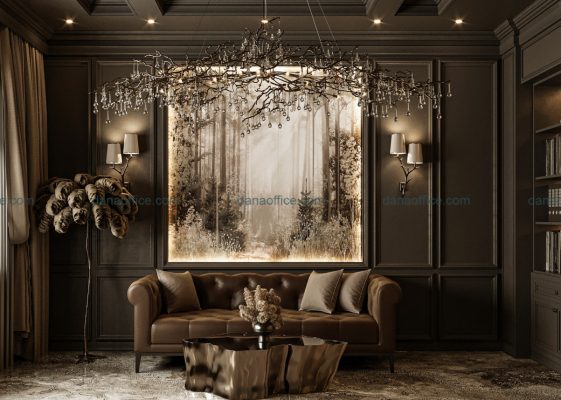 Thiết kế phòng làm việc sang trọng, đẳng cấp