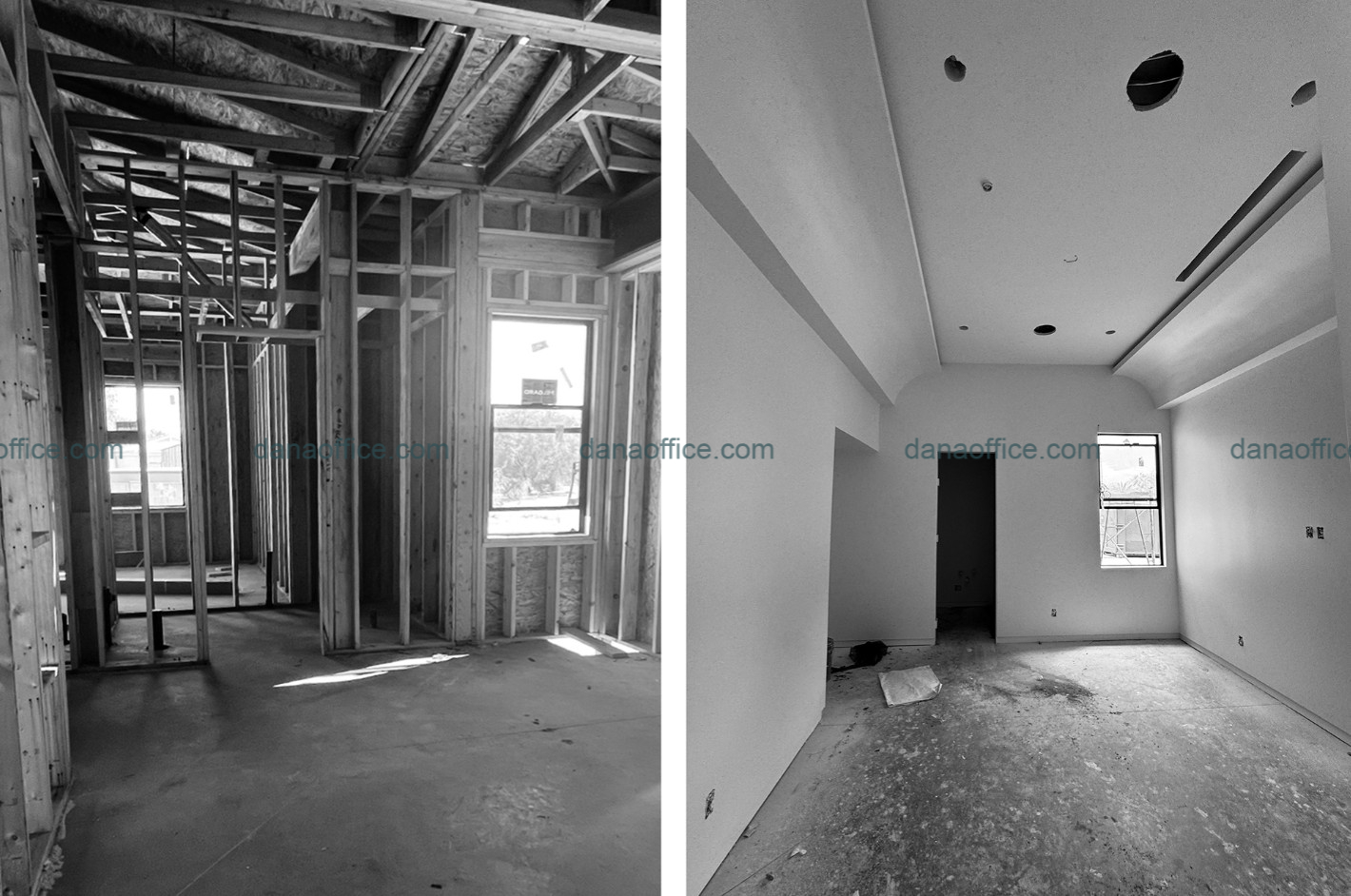 Phần thô ban đầu của văn phòng 30m2