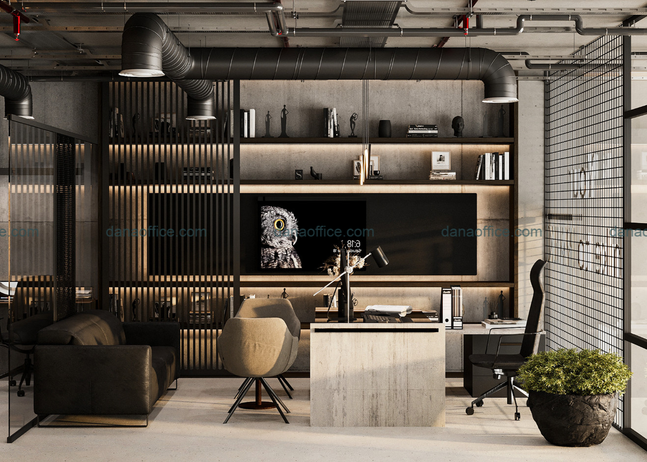 Thiết kế nội thất văn phòng độc đáo