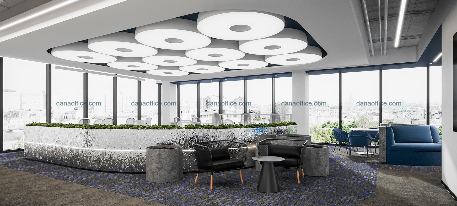 Phong cách thiết kế văn phòng đặc trưng tại Dana Office