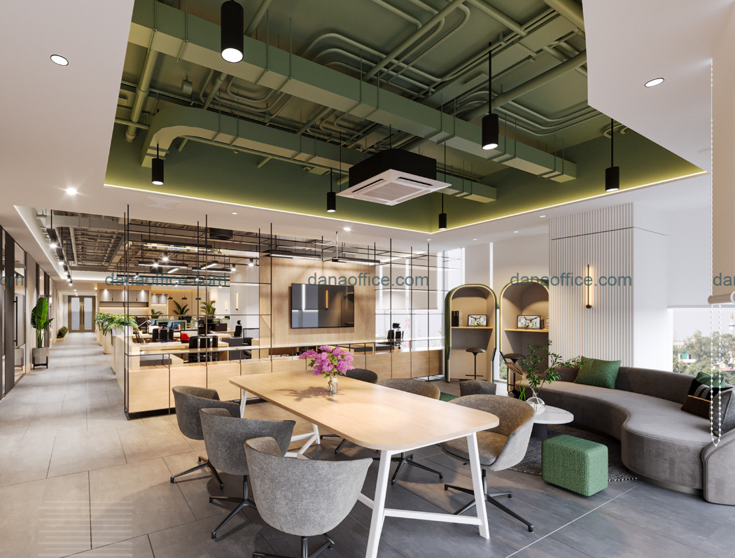 Linh hoạt khi thiết kế văn phòng