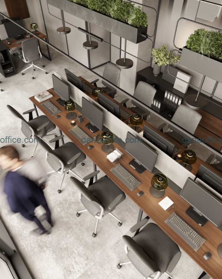 Thiết kế nội thất văn phòng đầy đủ tiện nghi