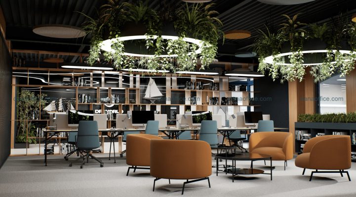 Thiết kế văn phòng 500m2 tại Đà Nẵng