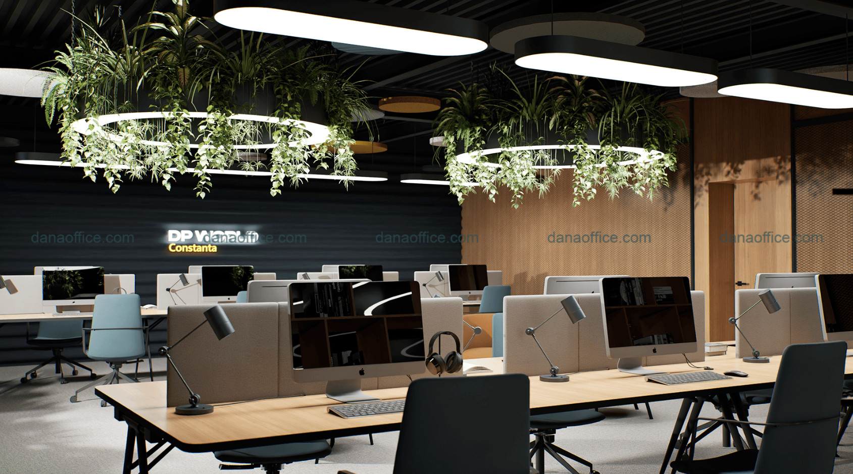 Trang trí tinh tế bằng cây xanh