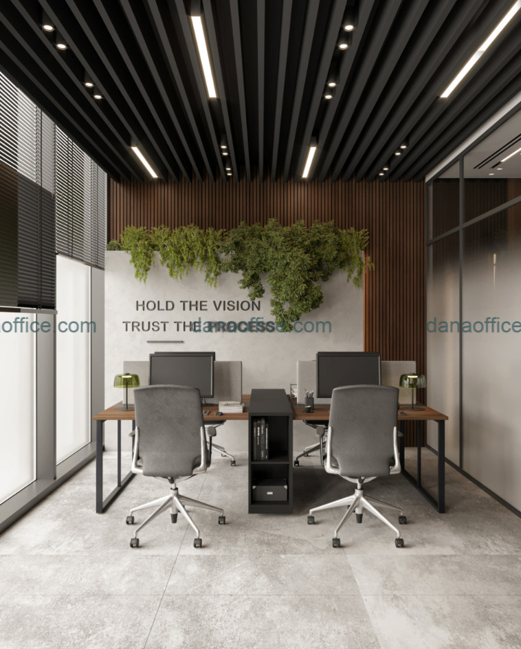 Lồng ghép yếu tố thương hiệu trên tường