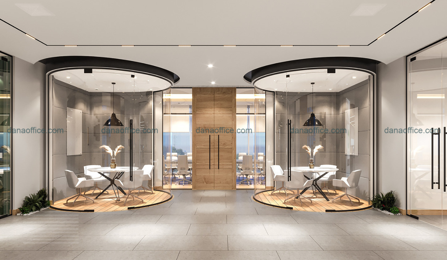 Thiết kế văn phòng 600m2 sang trọng