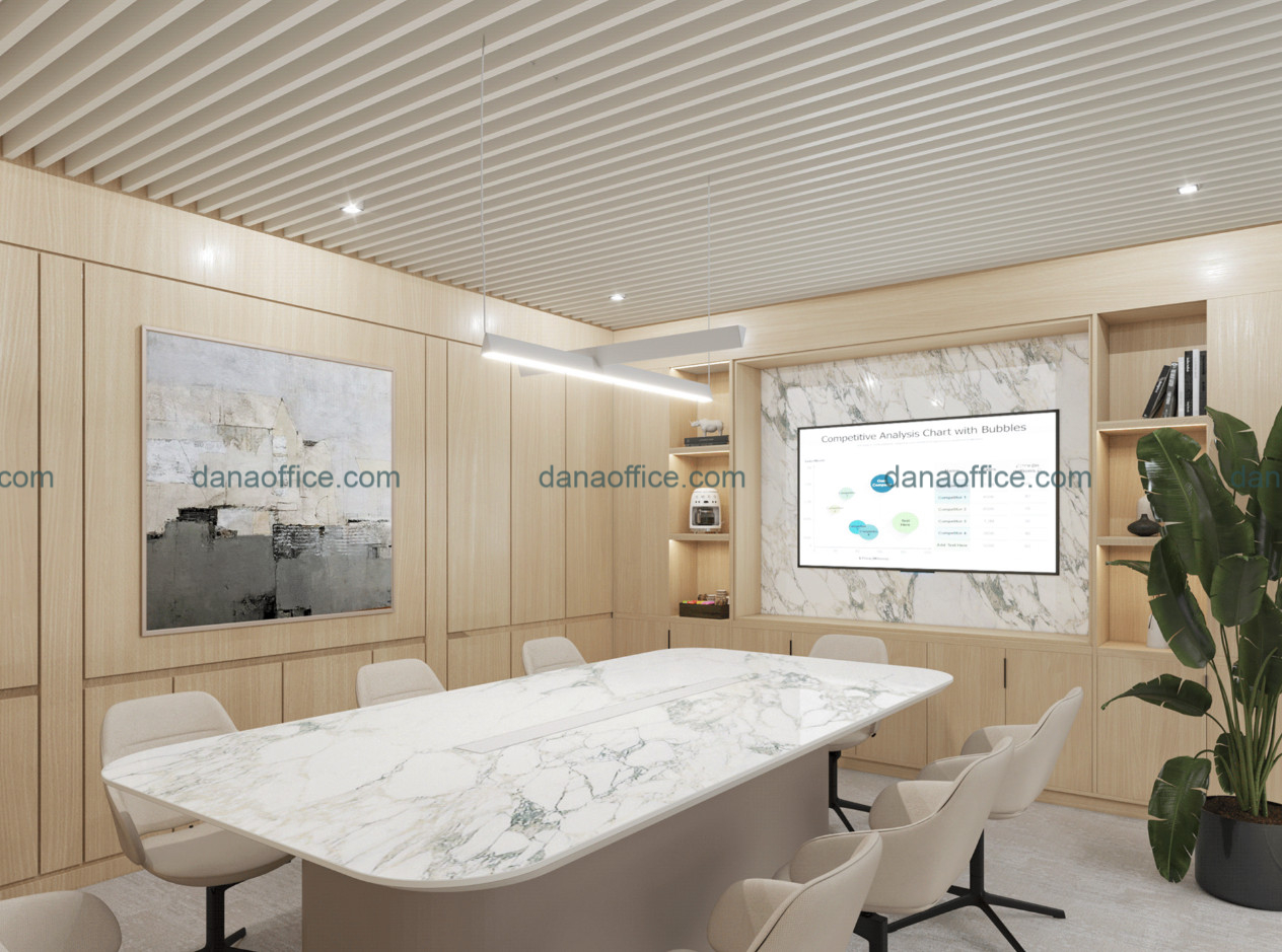 Thiết kế văn phòng 120m2 hiện đại