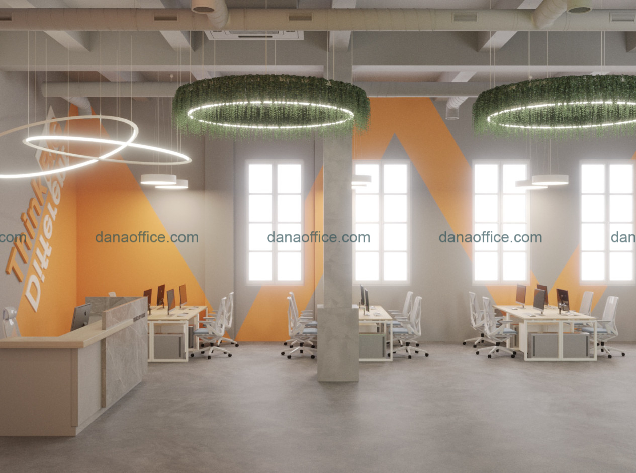 Thiết kế văn phòng 35m2 độc đáo