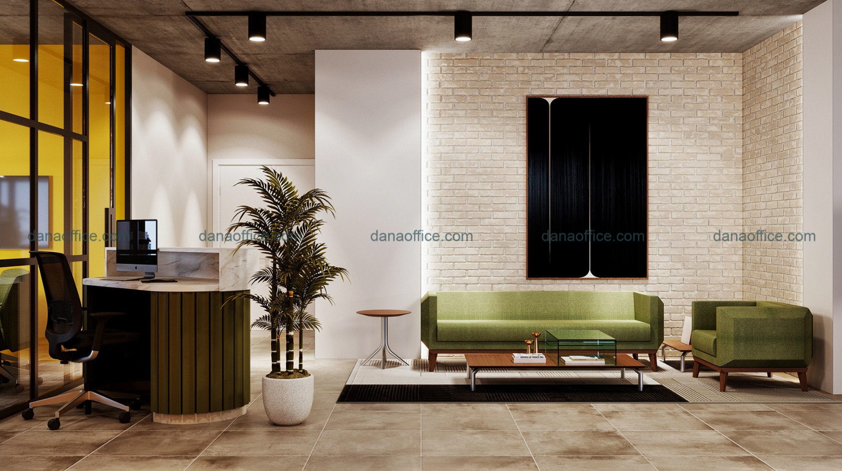 Thiết kế văn phòng 2 tầng tại Đà Nẵng