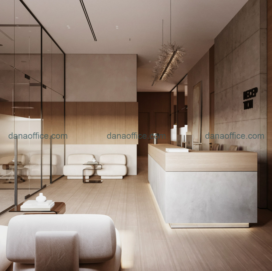 Thiết kế không gian mở cho văn phòng 50m2