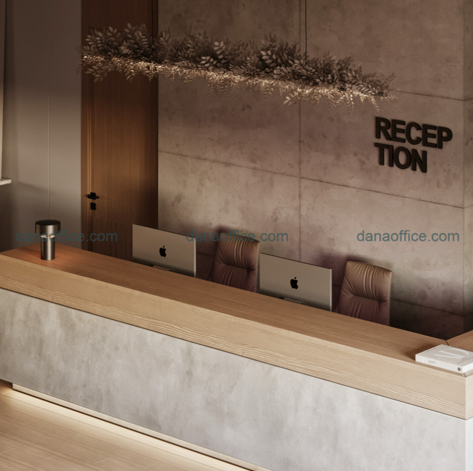 Sử dụng màu sắc trang nhã và nhẹ nhàng cho văn phòng 50m2