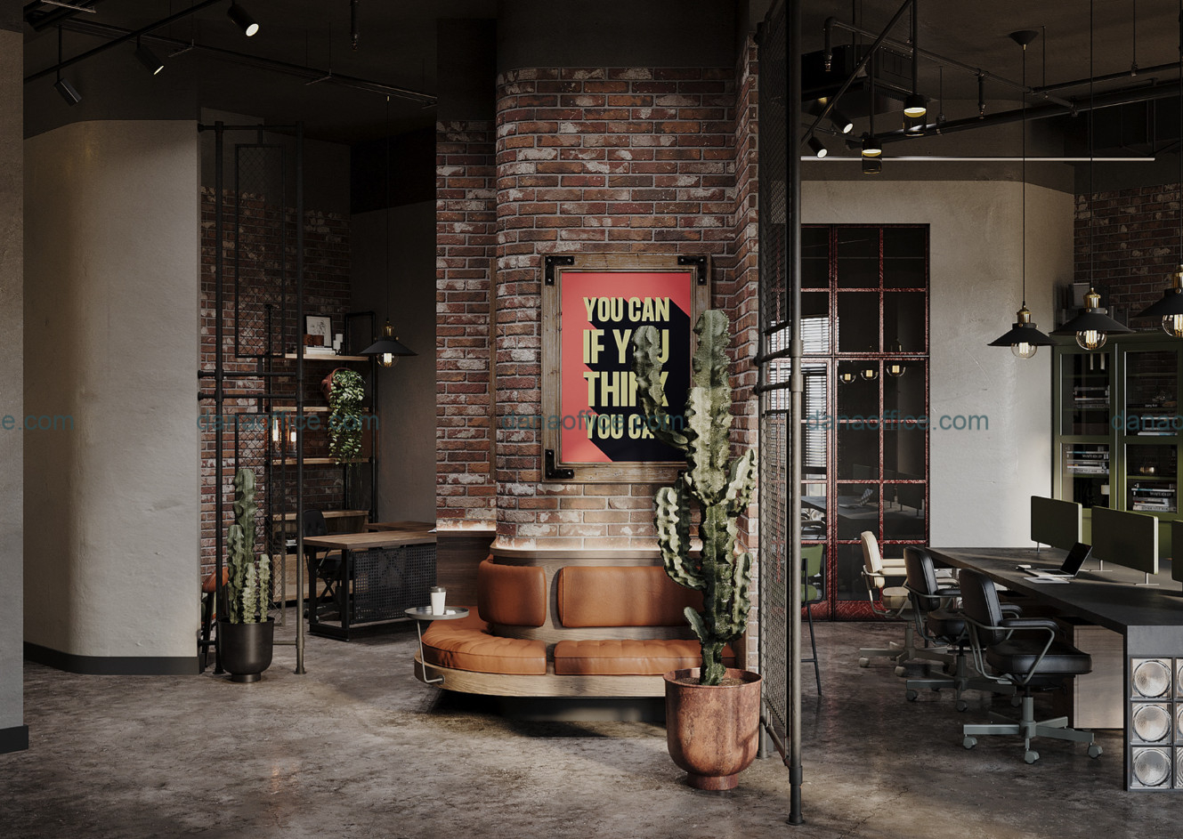 Sáng tạo trong cách thiết kế văn phòng