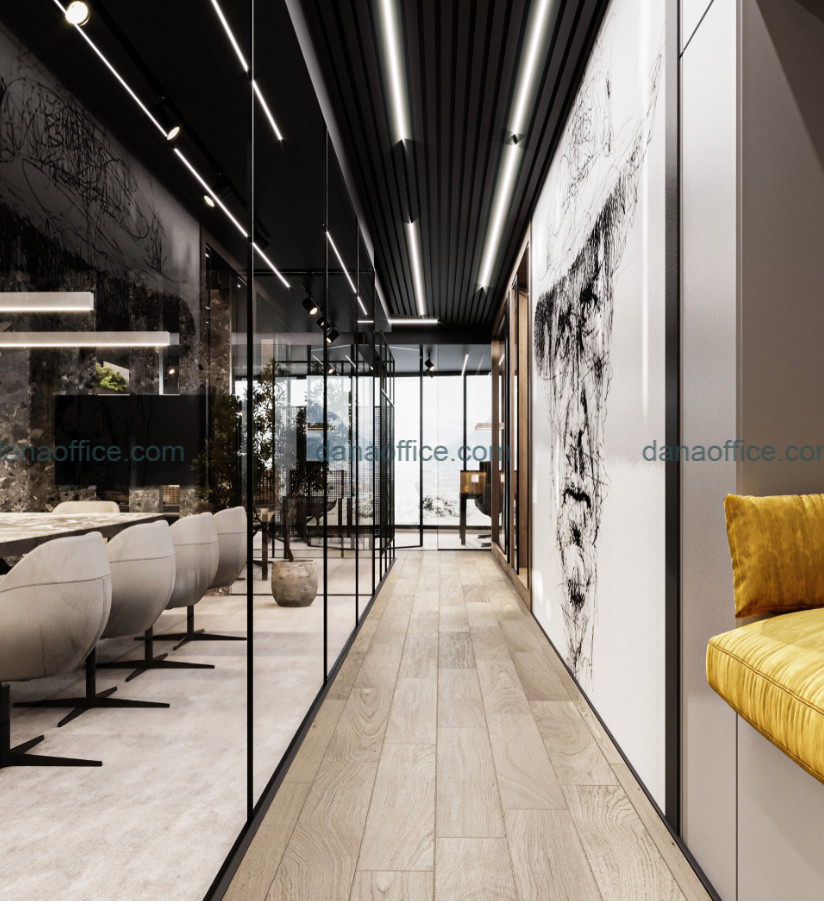 Sàn giả gỗ rất được ưa chuộng trong thiết kế văn phòng