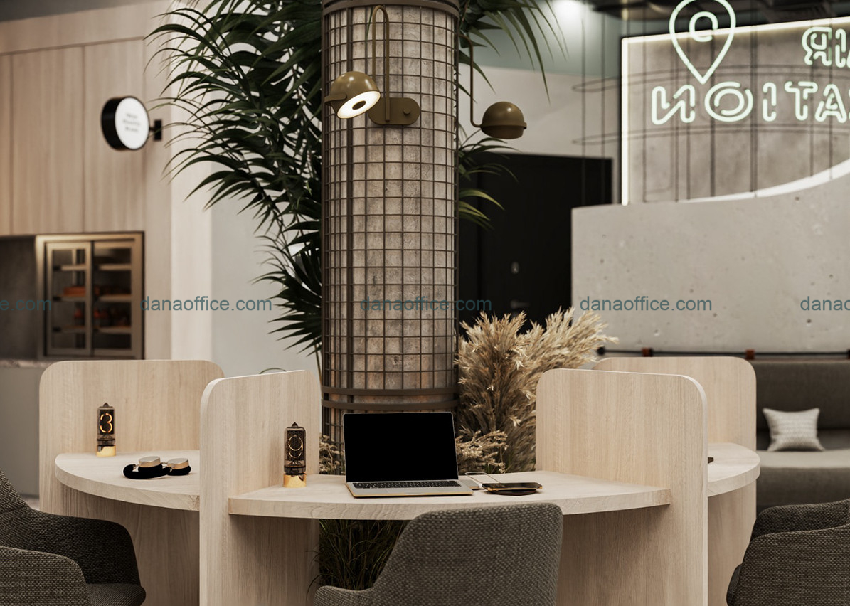 Thiết kế góc nhỏ làm việc để đảm bảo sự riêng tư