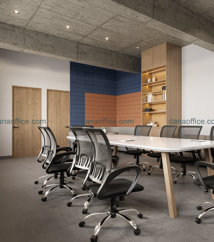 Thiết kế bàn dài để nhân viên dễ dàng làm việc nhóm