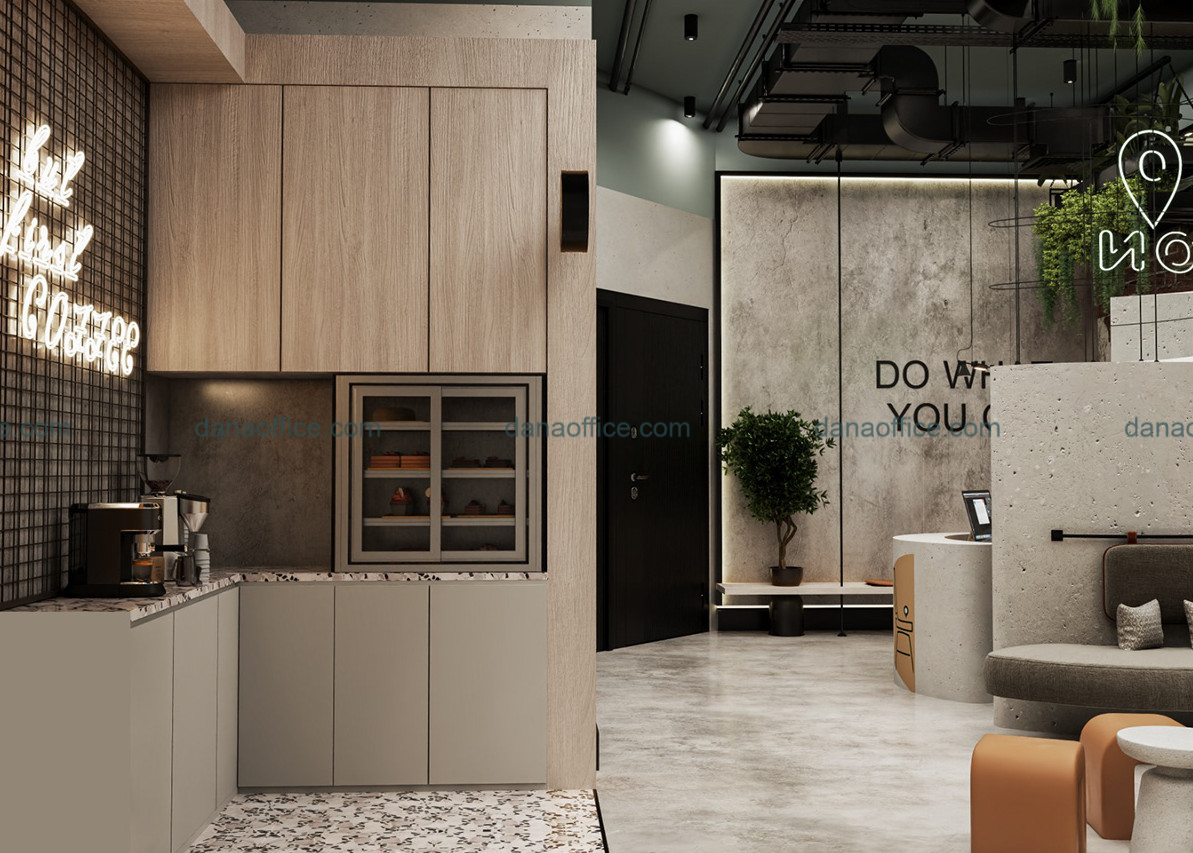 Thiết kế khu vực pha chế riêng để nhân viên thư giãn