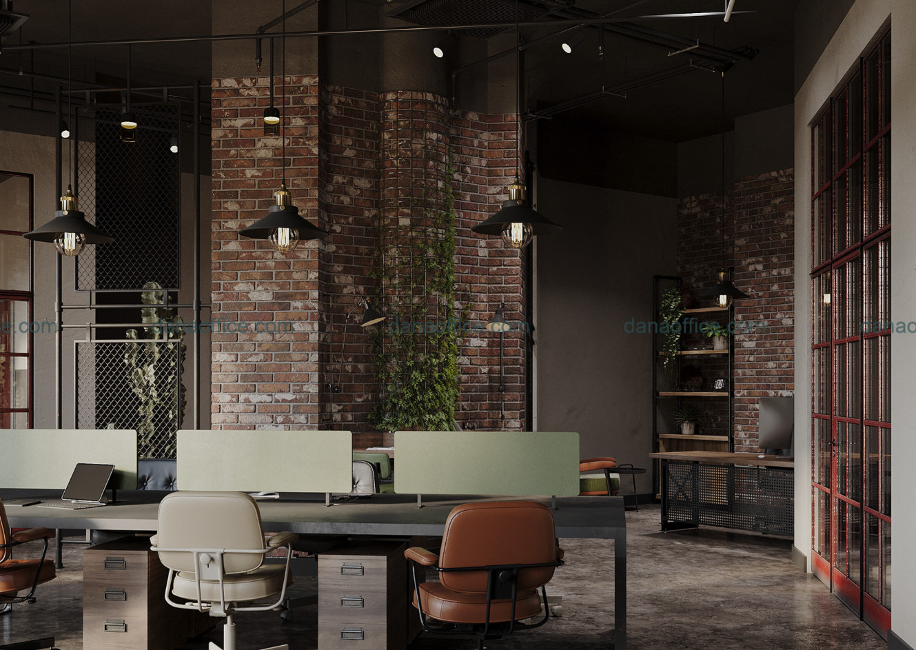 Thiết kế văn phòng 70m2 độc đáo