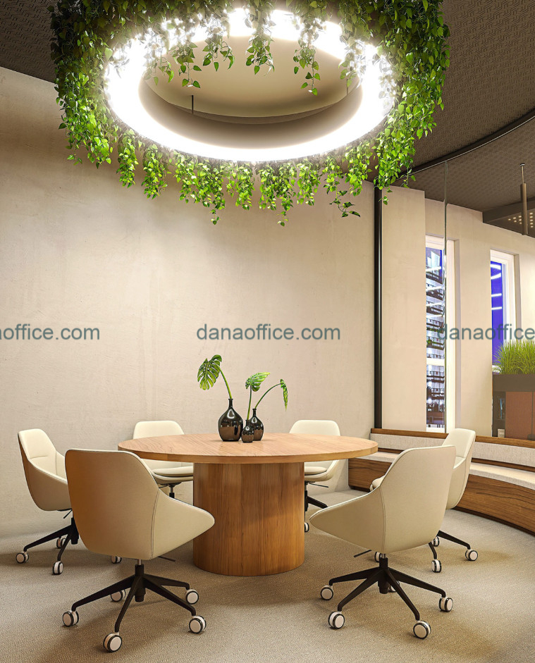 Thiết kế nội thất văn phòng hài hòa với không gian