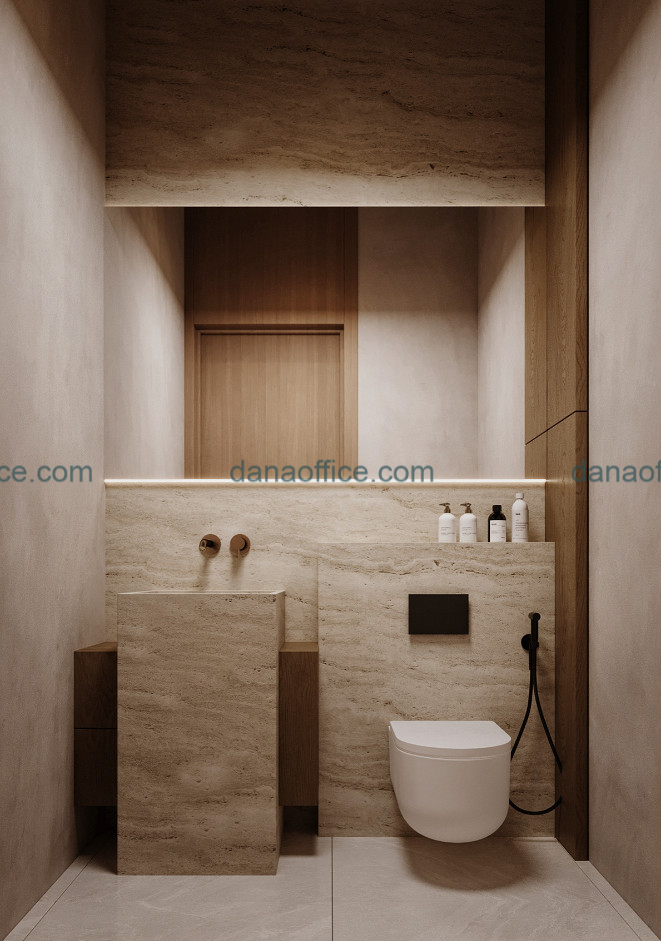 Khu vực WC hiện đại