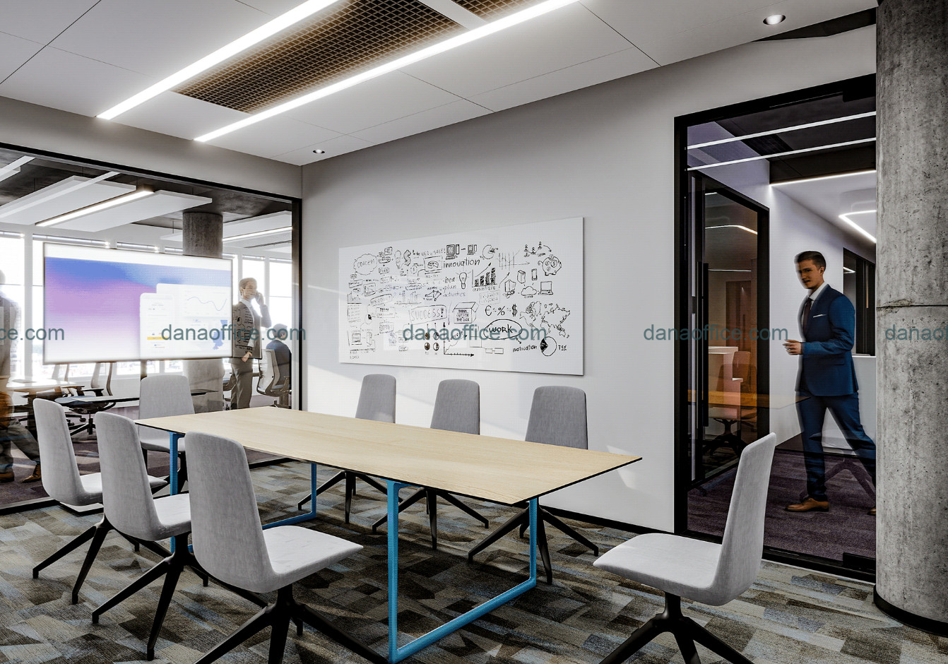 Sáng tạo trong thiết kế văn phòng