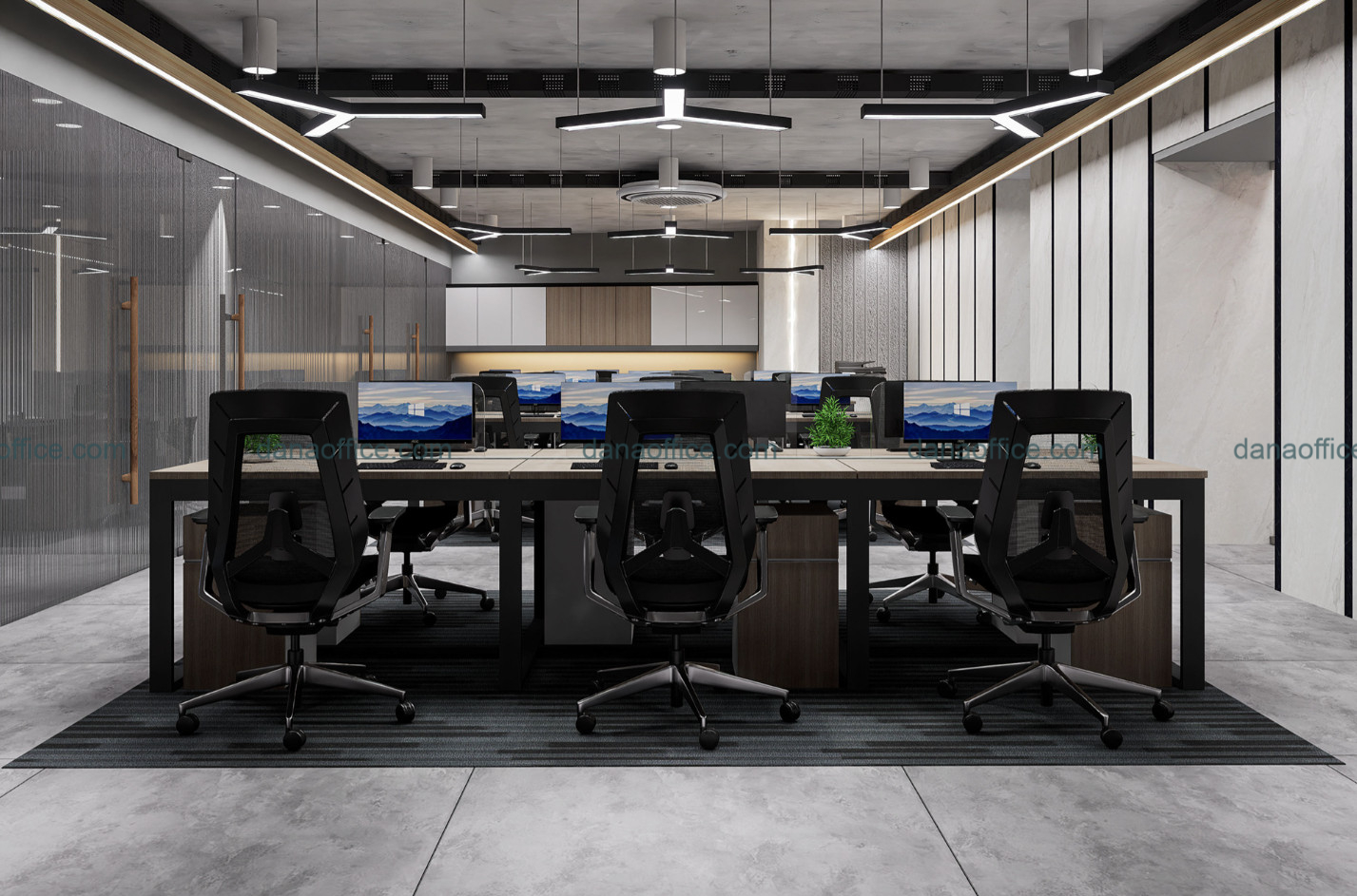 Thiết kế văn phòng 300m2 chất lượng