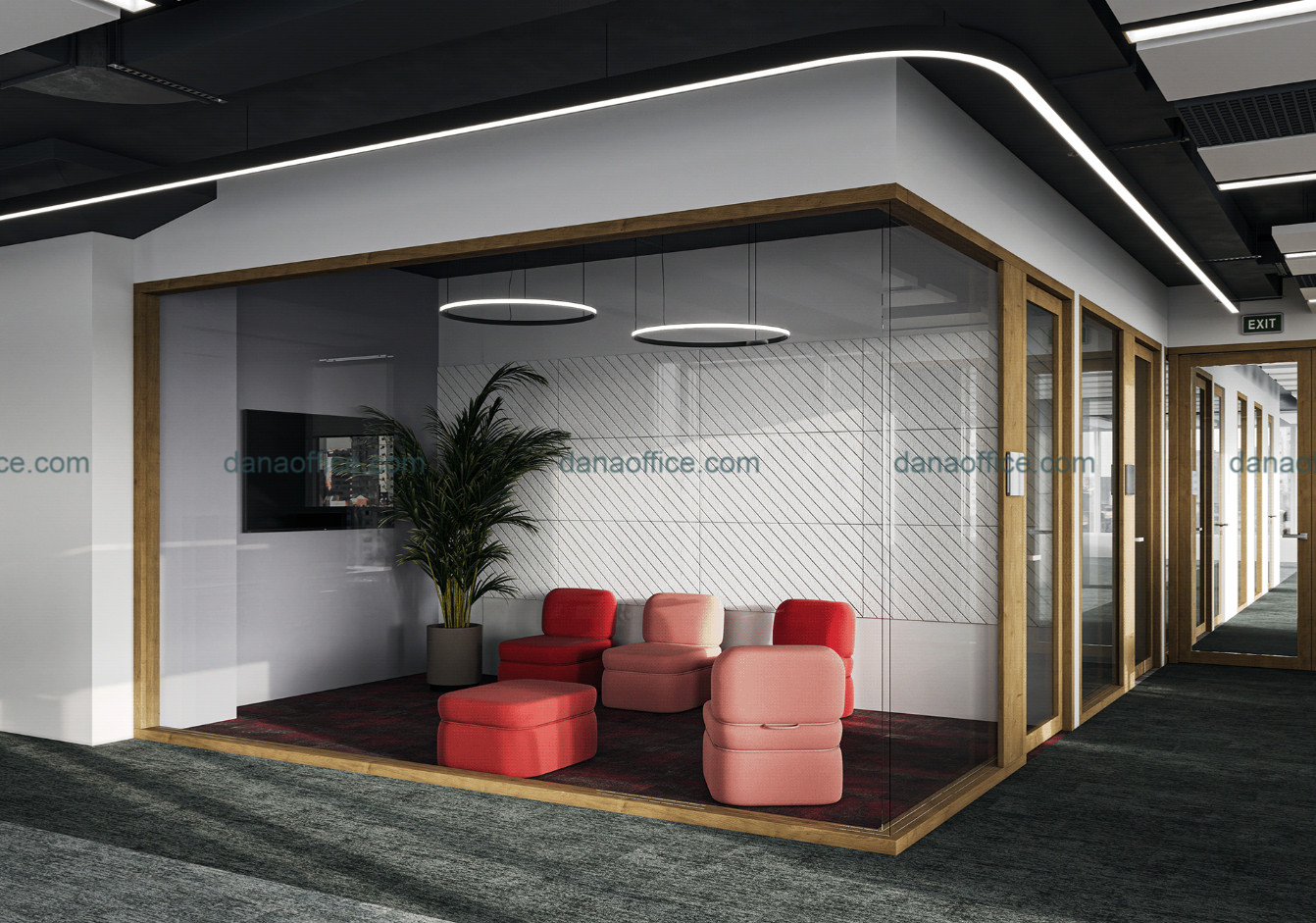 Thiết kế văn phòng công ty nổi bật