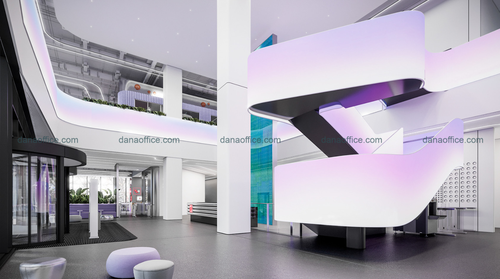 Thiết kế sảnh lễ tân ấn tượng