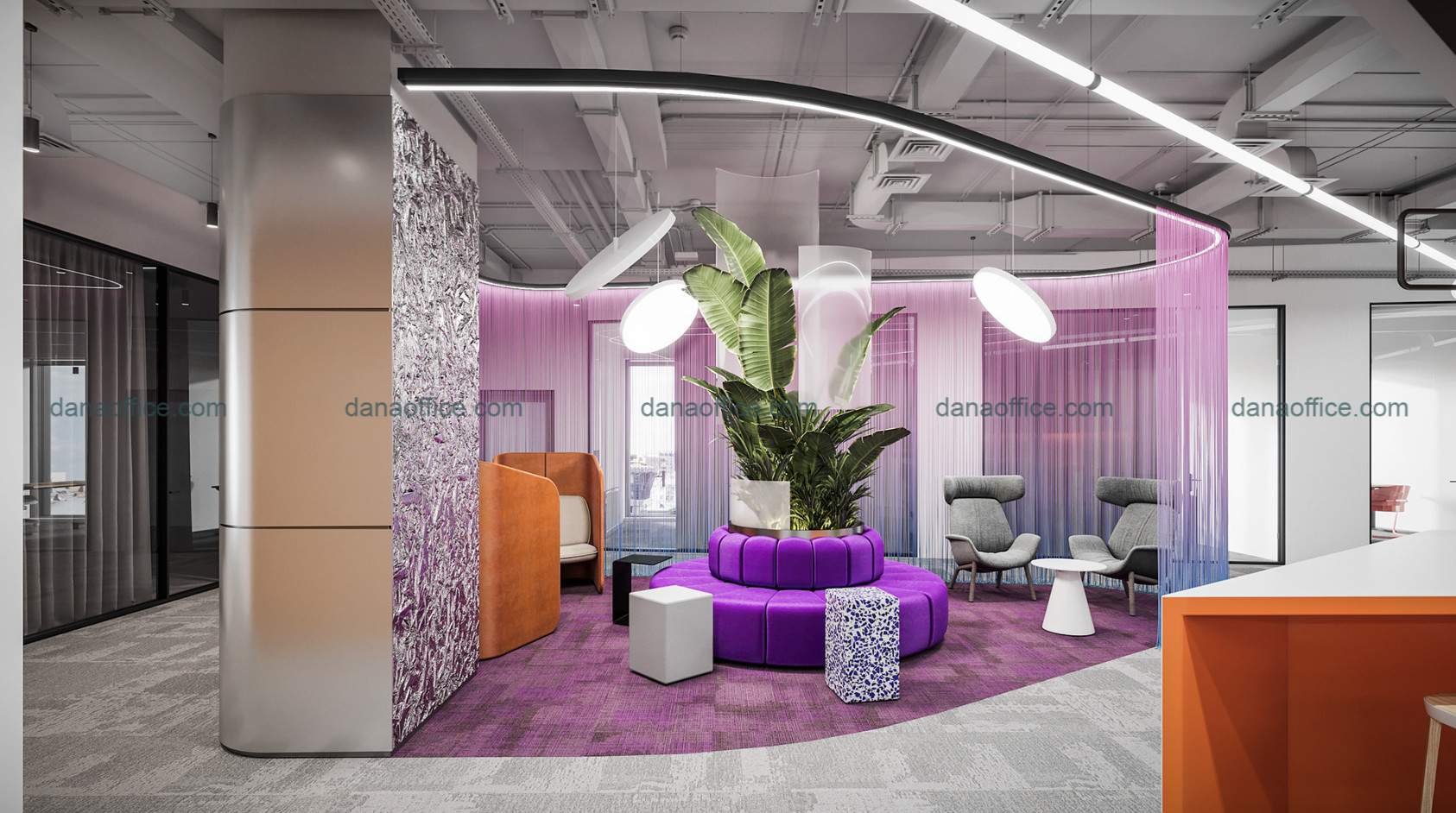 Thiết kế văn phòng 7 tầng sang trọng tại Đà Nẵng 