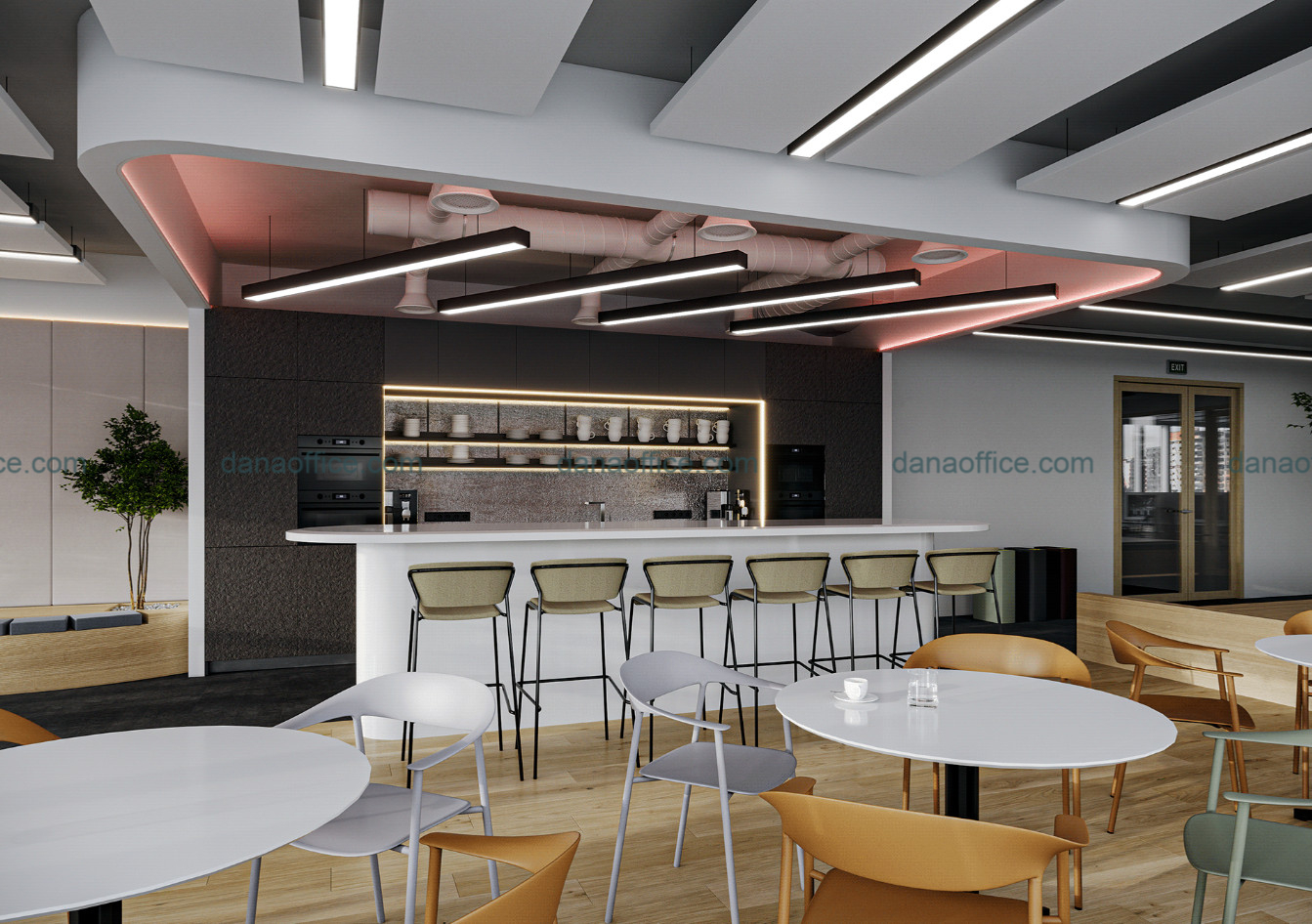 Thiết kế khu vực thư giãn trong văn phòng