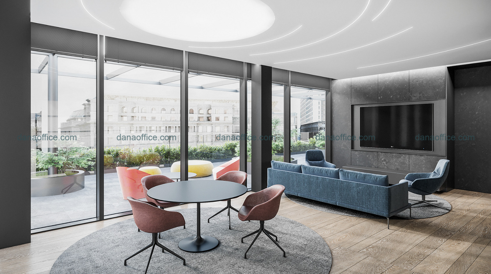 Thiết kế cửa sổ lớn đón ánh sáng tự nhiên