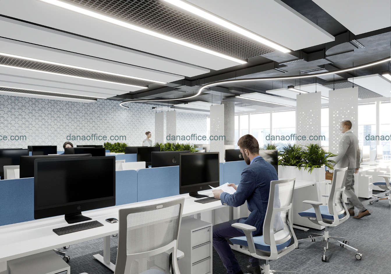 Bố trí không gian văn phòng khoa học