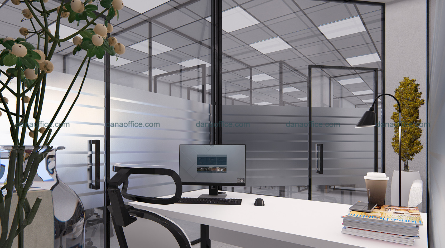 Thiết kế nội thất phù hợp với văn phòng