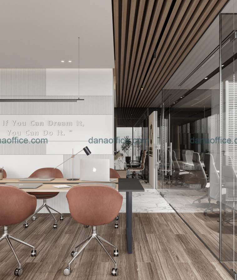 Phân chia khu vực chức năng phù hợp trong văn phòng nhỏ